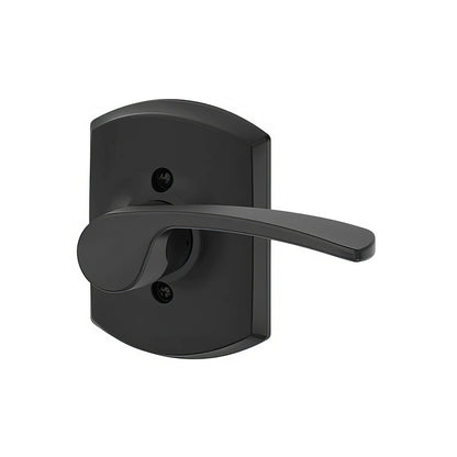Schlage F170MER-GRWRH Merano with Greenwich Rose Right Hand Dummy Door Lever.