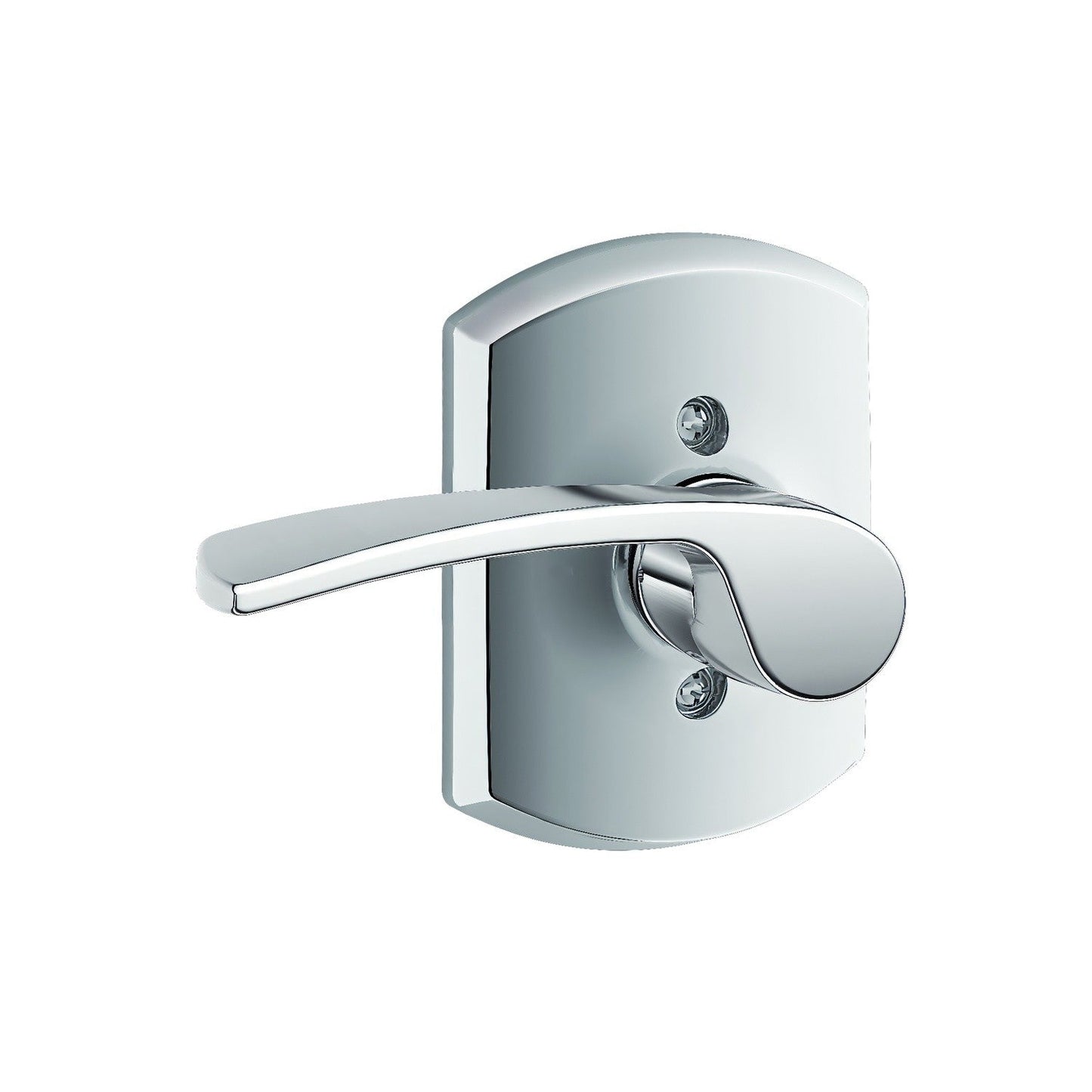 Schlage F170MER-GRWLH Merano with Greenwich Rose Left Hand Dummy Door Lever