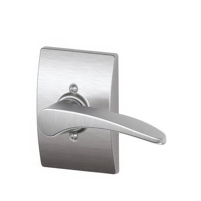 Schlage F170-MNH-CEN-RH F-Series Manhattan Right Hand Dummy Door Lever