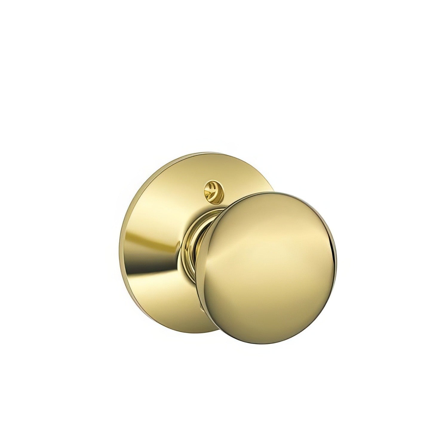 Schlage F170NVPLY605 Vis Pack Plymouth Dummy Door Knob Bright Brass.