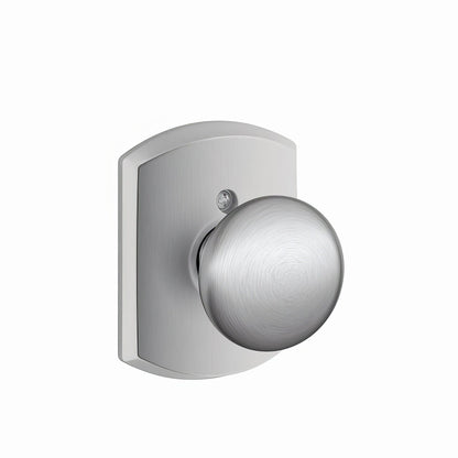 Schlage F170PLY-GRW Plymouth with Greenwich Rose Dummy Door Knob.
