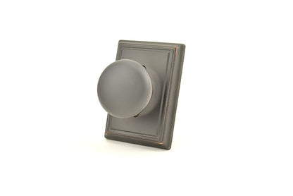 Schlage F170PLY-ADD Plymouth with Addison Rose Dummy Door Knob.