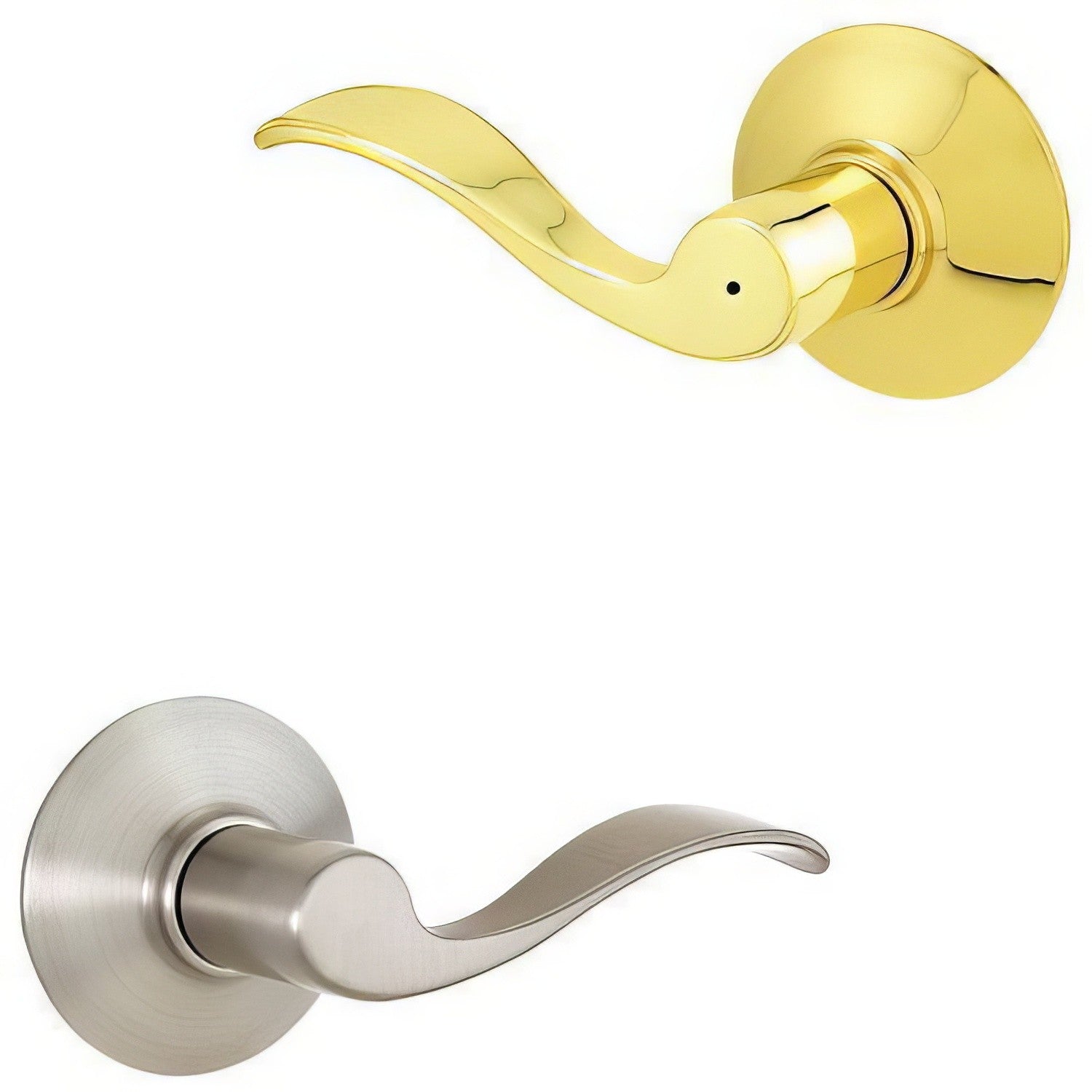 Schlage F40-ACC-LH F-Series Left Hand Accent Series Split Finish Privacy Door Lever