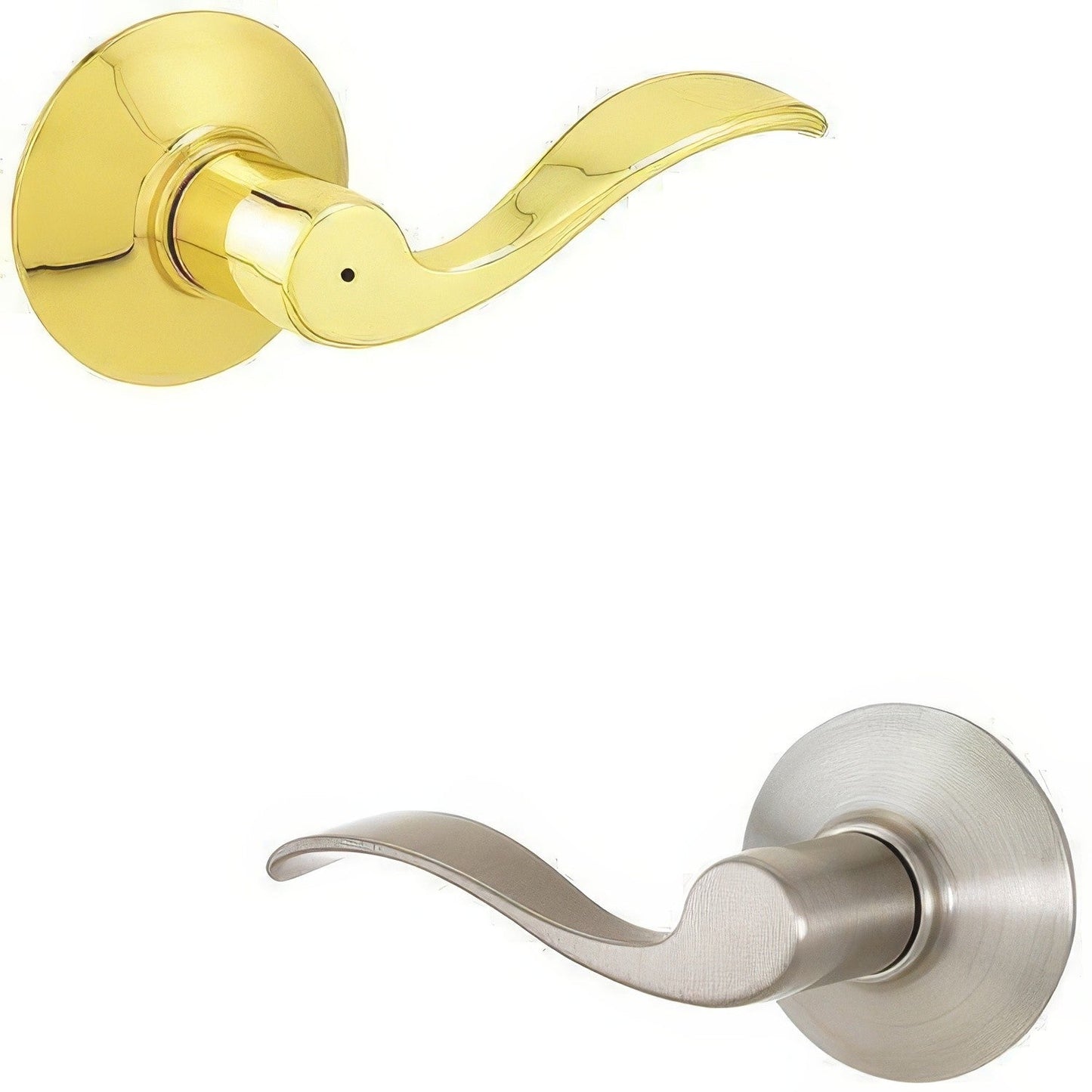 Schlage F40-ACC-RH F-Series Right Hand Accent Split Finish Privacy Door Lever