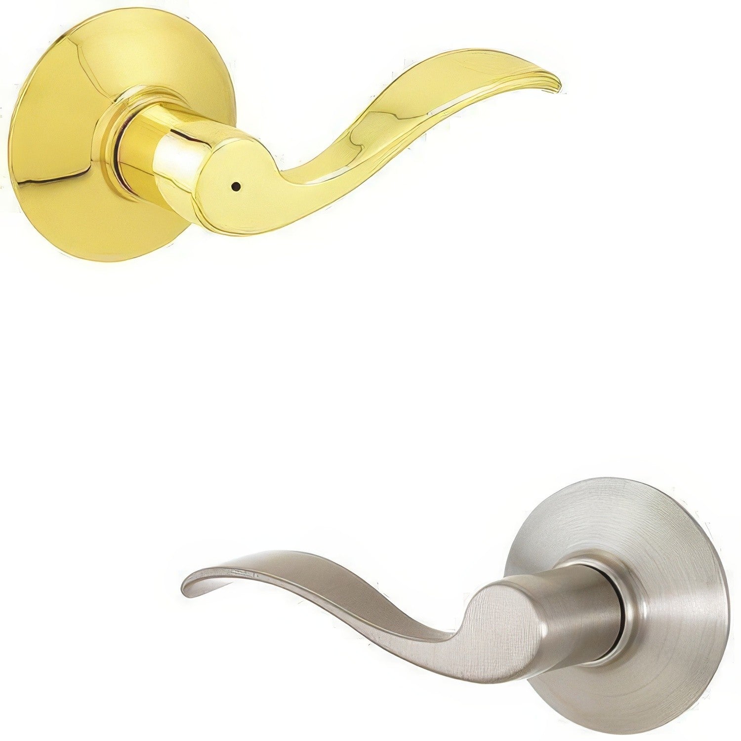 Schlage F40-ACC-RH F-Series Right Hand Accent Split Finish Privacy Door Lever