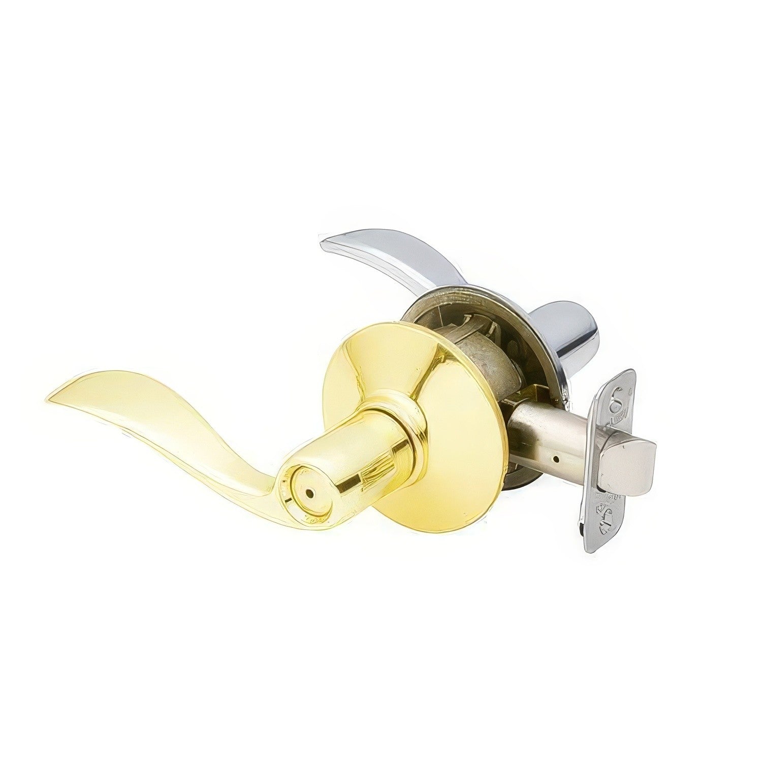Schlage F40-ACC-LH F-Series Left Hand Accent Series Split Finish Privacy Door Lever