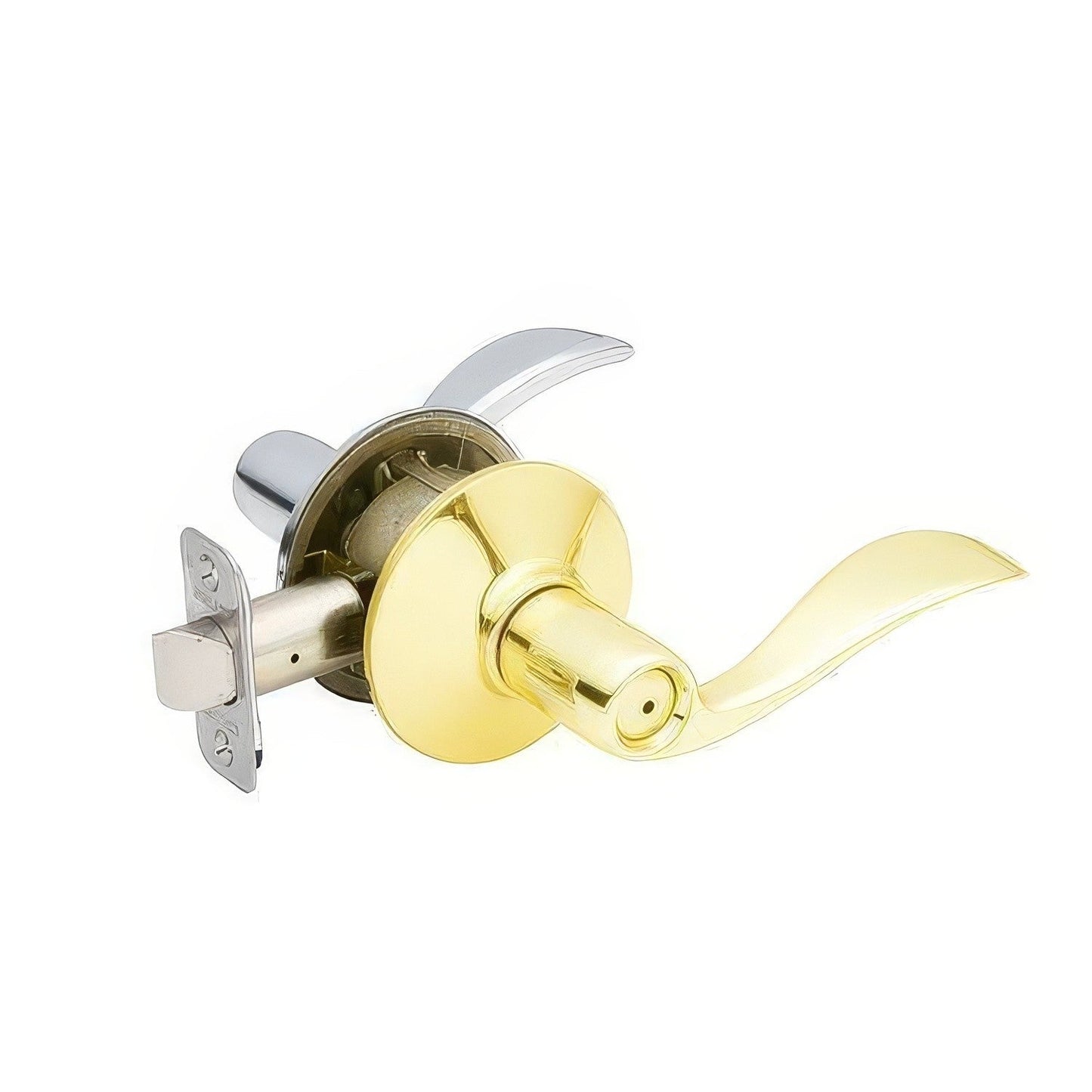 Schlage F40-ACC-RH F-Series Right Hand Accent Split Finish Privacy Door Lever