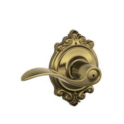 Schlage F40-ACC-BRK F-Series Accent Privacy Door Lever