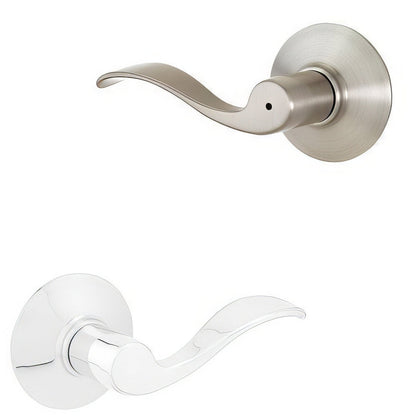 Schlage F40-ACC-LH F-Series Left Hand Accent Series Split Finish Privacy Door Lever