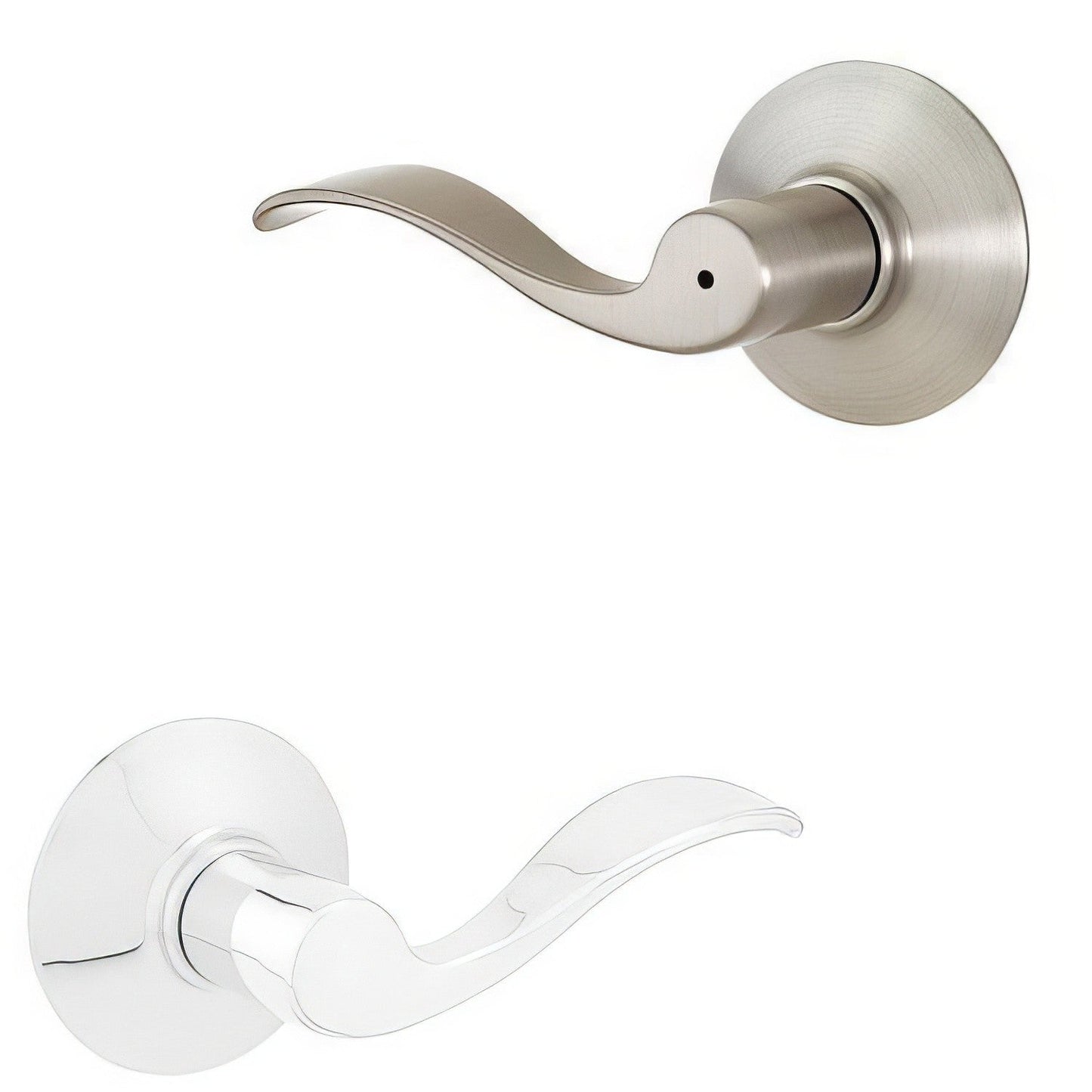 Schlage F40-ACC-LH F-Series Left Hand Accent Series Split Finish Privacy Door Lever