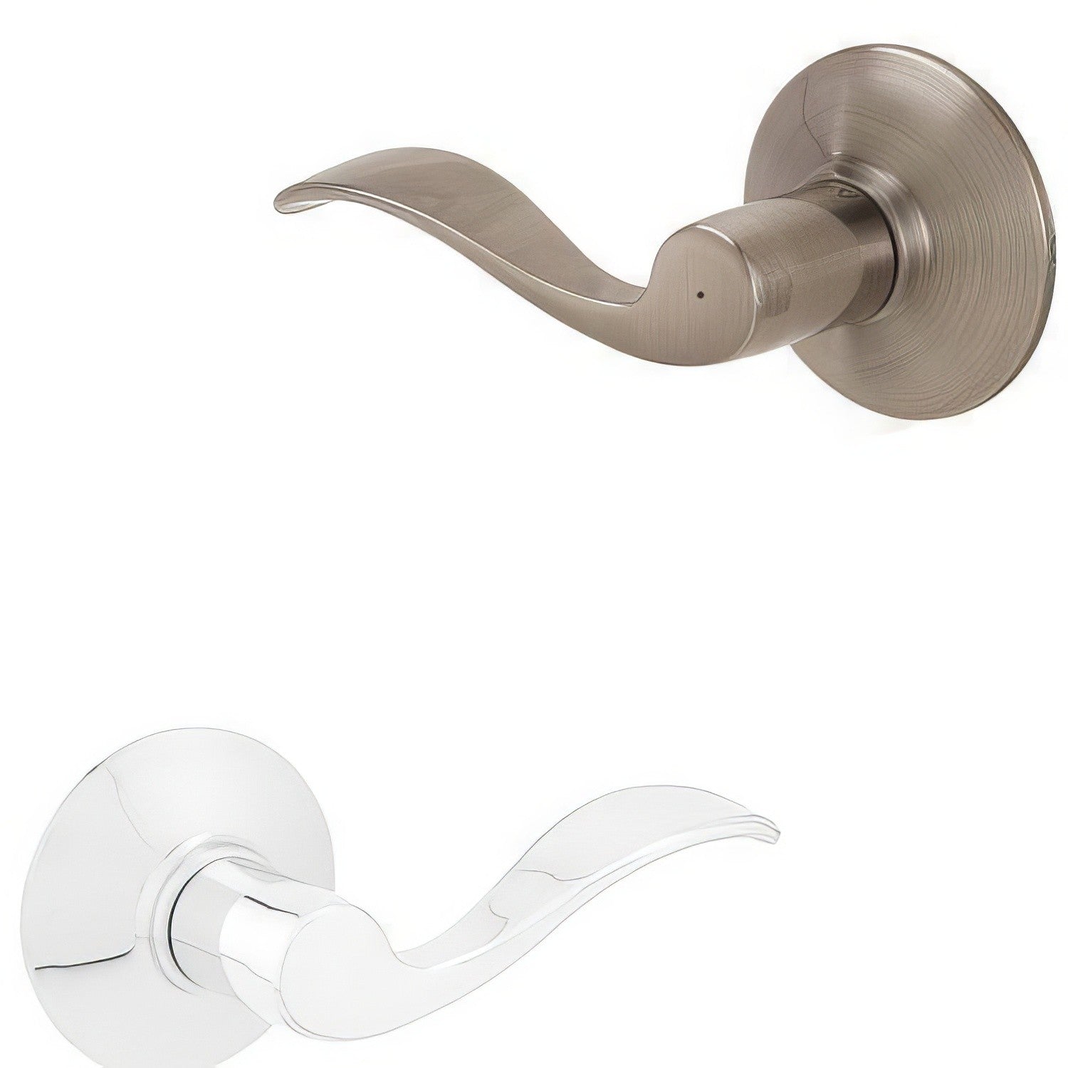 Schlage F40-ACC-LH F-Series Left Hand Accent Series Split Finish Privacy Door Lever