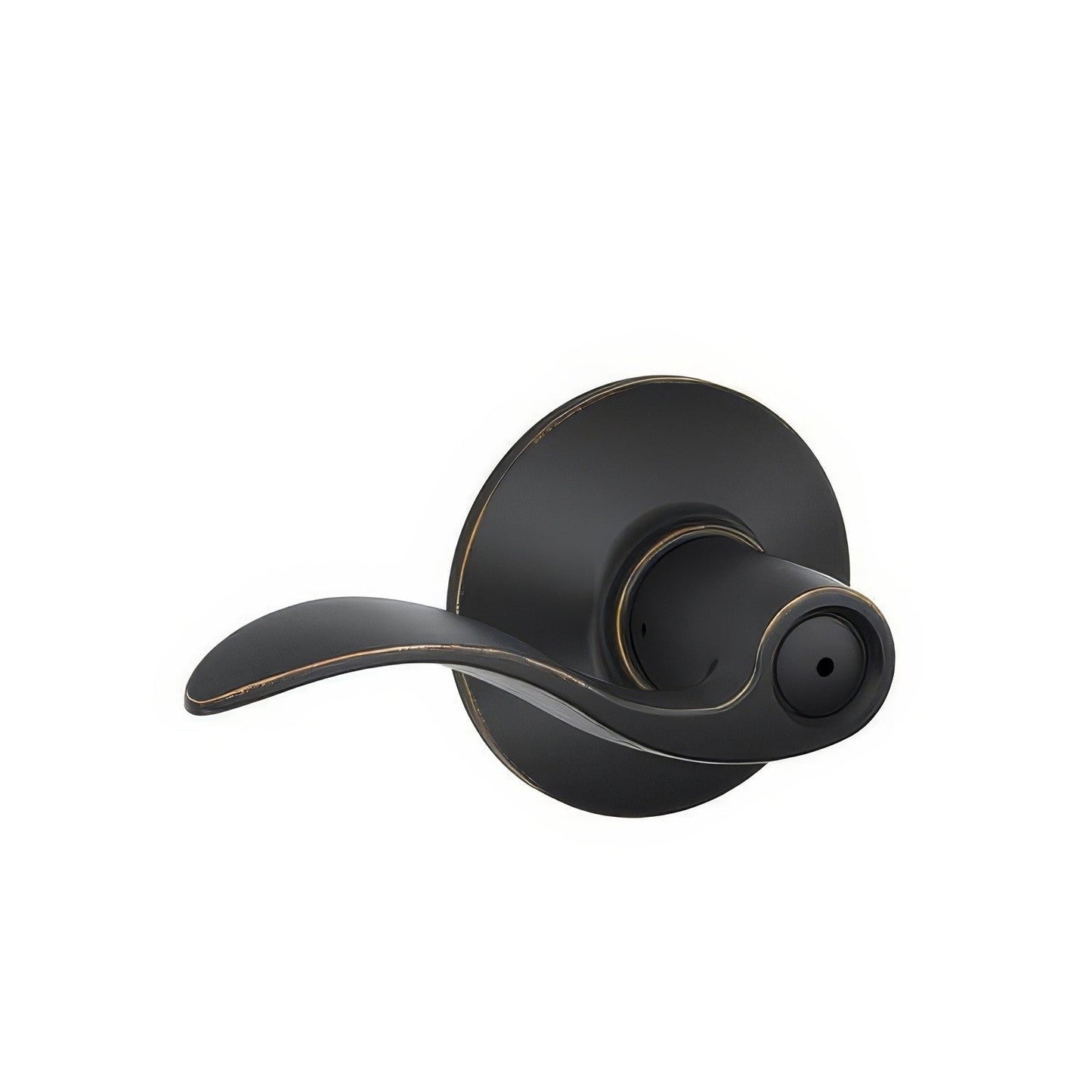 Schlage F40-ACC-RH F-Series Right Hand Accent Split Finish Privacy Door Lever