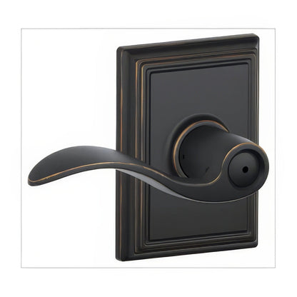 Schlage F40-ACC-ADD F-Series Accent Privacy Door Lever