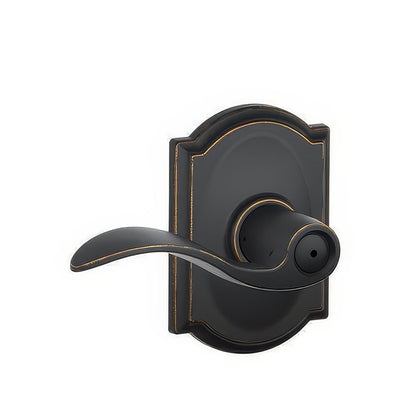 Schlage F40-ACC-CAM F-Series Accent Privacy Door Lever