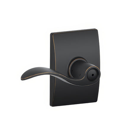 Schlage F40-ACC-CEN F-Series Accent Privacy Door Lever