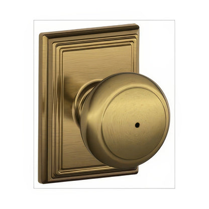 Schlage F40-AND-ADD F-Series Andover Privacy Door Knob