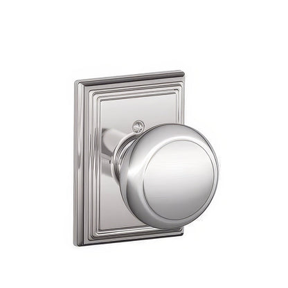 Schlage F40-AND-ADD F-Series Andover Privacy Door Knob