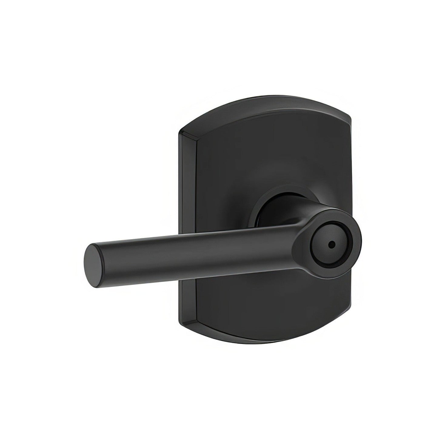 Schlage F40BRW-GRW Broadway with Greenwich Rose Privacy Door Lever Satin Nickel.