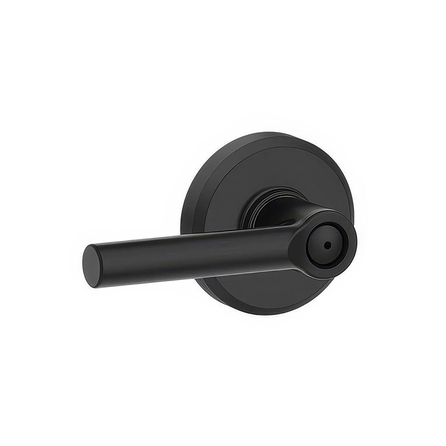 Schlage F40BRW622GSN Broadway with Greyson Rose Privacy Door Lever Matte Black