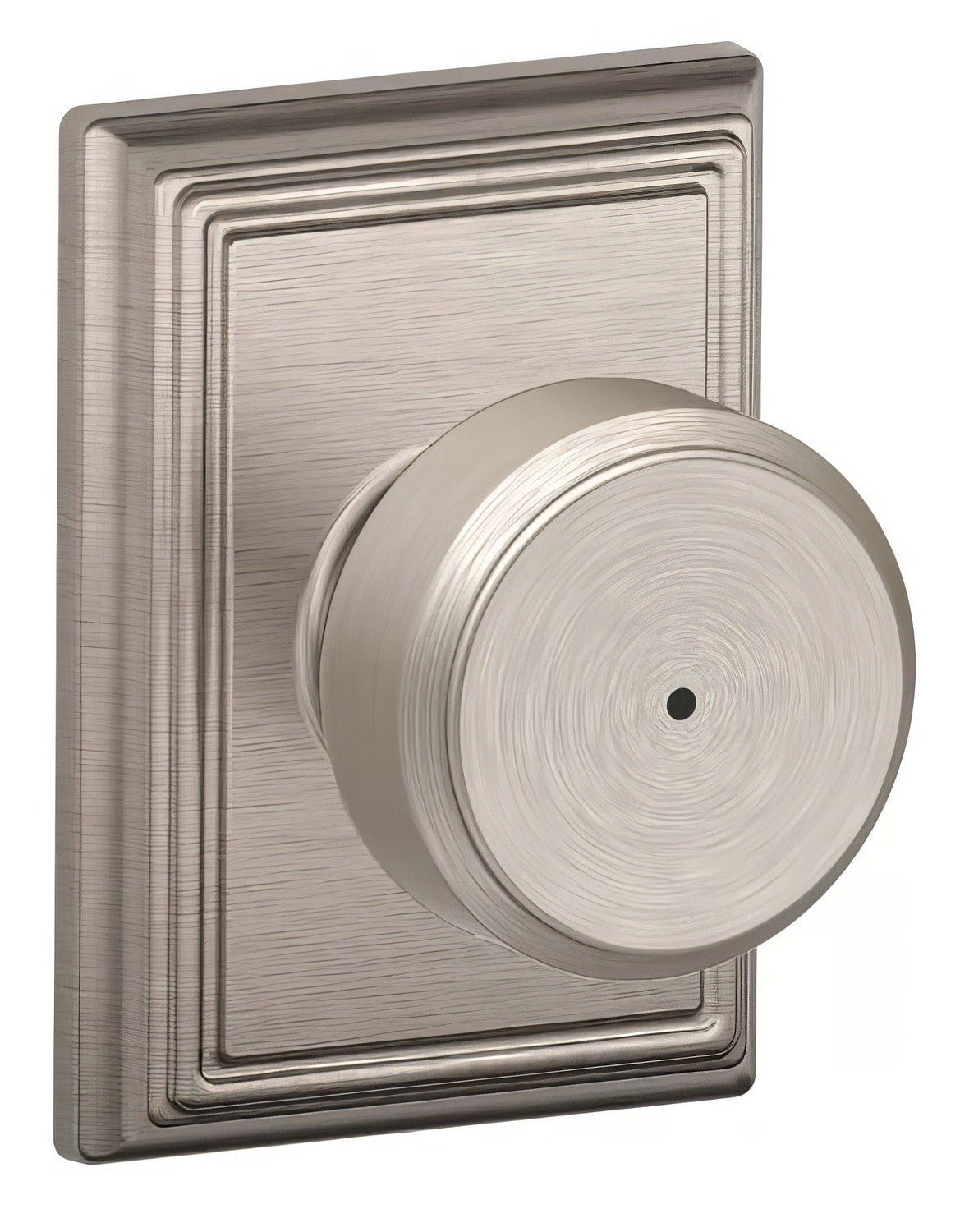 Schlage F40BWE-ADD Bowery with Addison Rose Privacy Door Knob