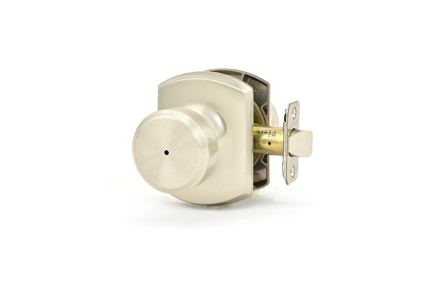 Schlage F40BWE-GRW Bowery with Greenwich Rose Privacy Door Knob