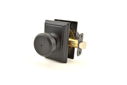 Schlage F40BWE-ADD Bowery with Addison Rose Privacy Door Knob