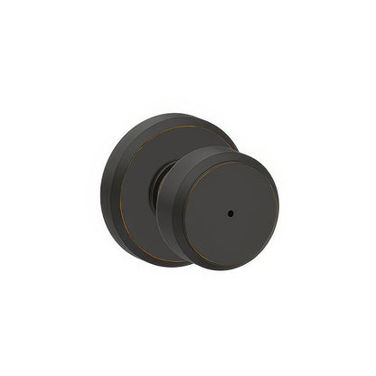 Schlage F40BWE-GSN Bowery with Greyson Rose Privacy Door Knob
