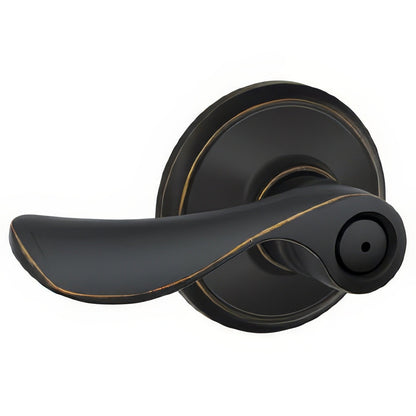 Schlage F40-CHP F-Series Champagne Privacy Door Lever