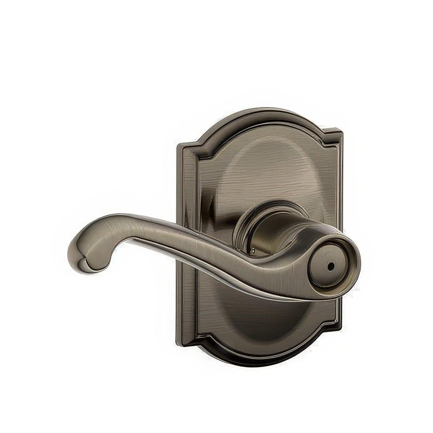Schlage F40-FLA-CAM F-Series Flair Privacy Door Lever
