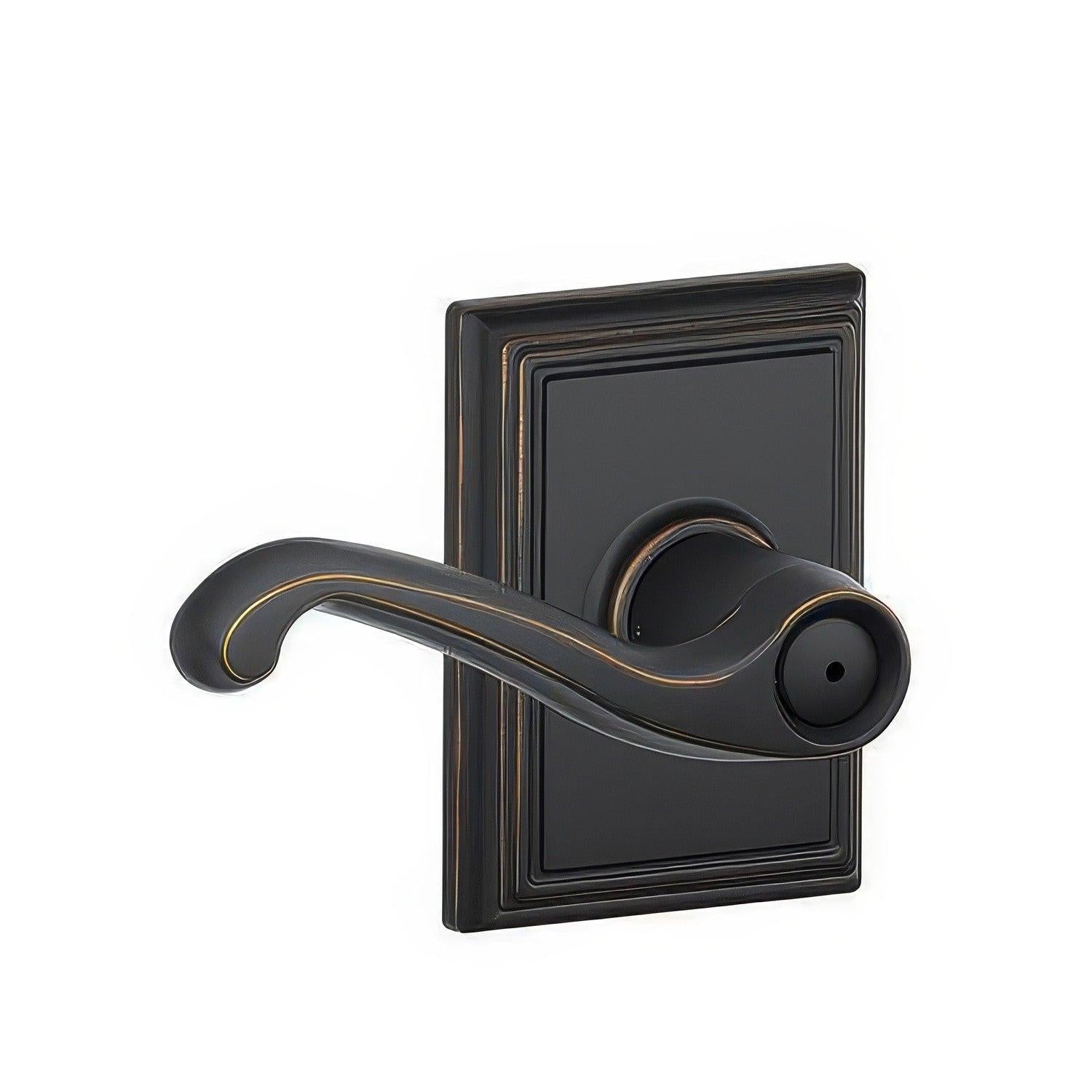 Schlage F40-FLA-ADD F-Series Flair Privacy Door Lever