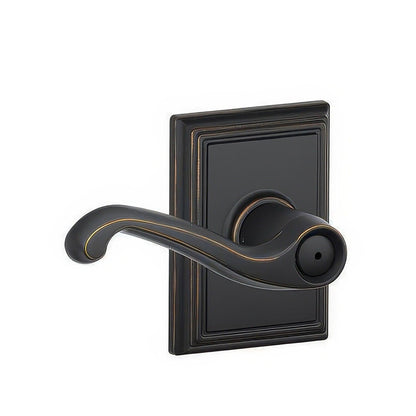 Schlage F40-FLA-ADD F-Series Flair Privacy Door Lever