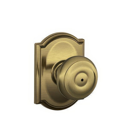 Schlage F40-GEO-CAM F-Series Georgian Privacy Door Knob