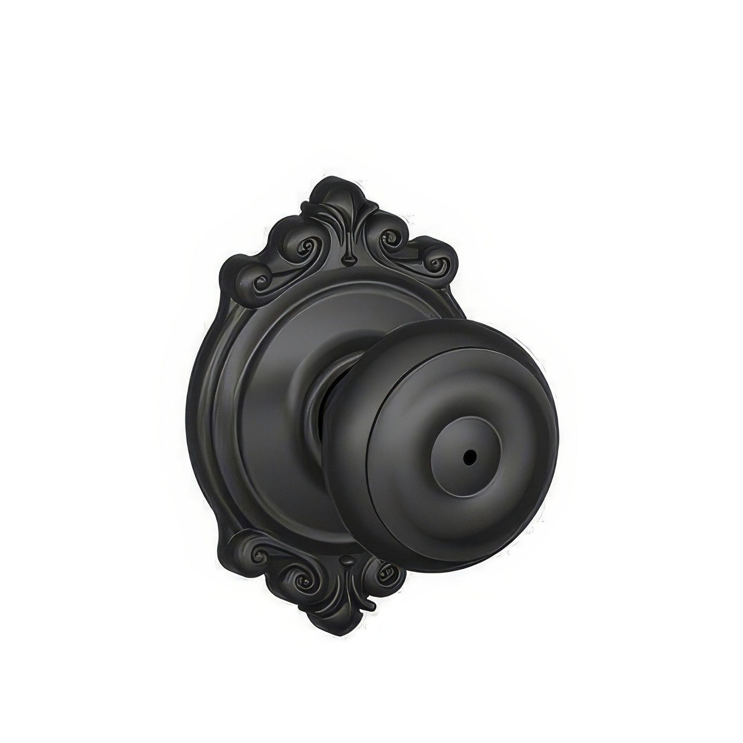 Schlage F40-GEO-BRK F-Series Georgian Privacy Door Knob