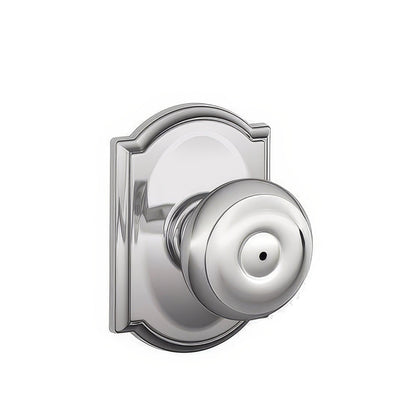 Schlage F40-GEO-CAM F-Series Georgian Privacy Door Knob