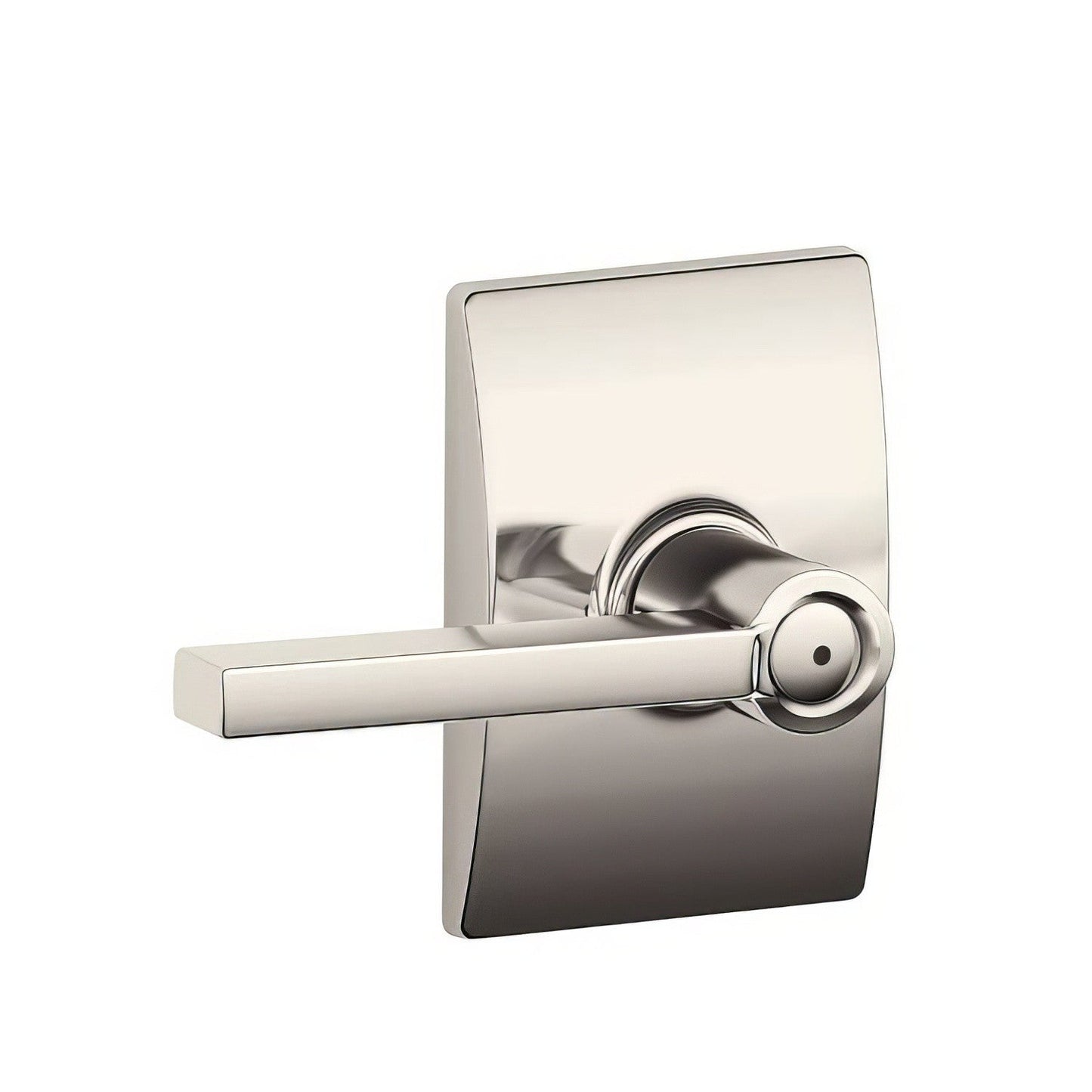 Schlage F40-LAT-CEN F-Series Latitude Privacy Door Lever