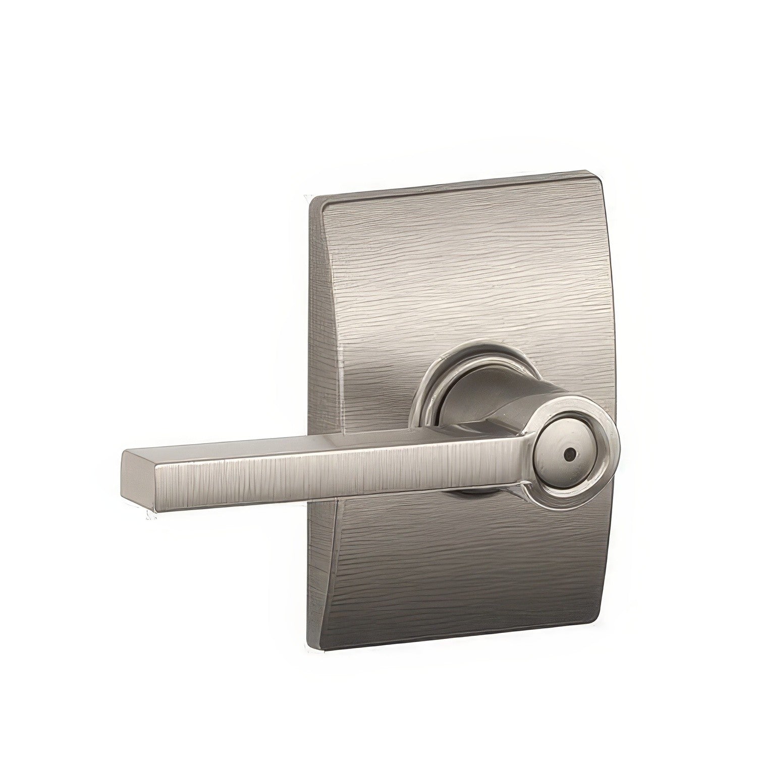 Schlage F40-LAT-CEN F-Series Latitude Privacy Door Lever