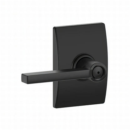 Schlage F40-LAT-CEN F-Series Latitude Privacy Door Lever