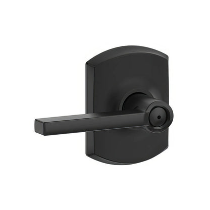 Schlage F40LAT-GRW Latitude with Greenwich Rose Privacy Door Lever