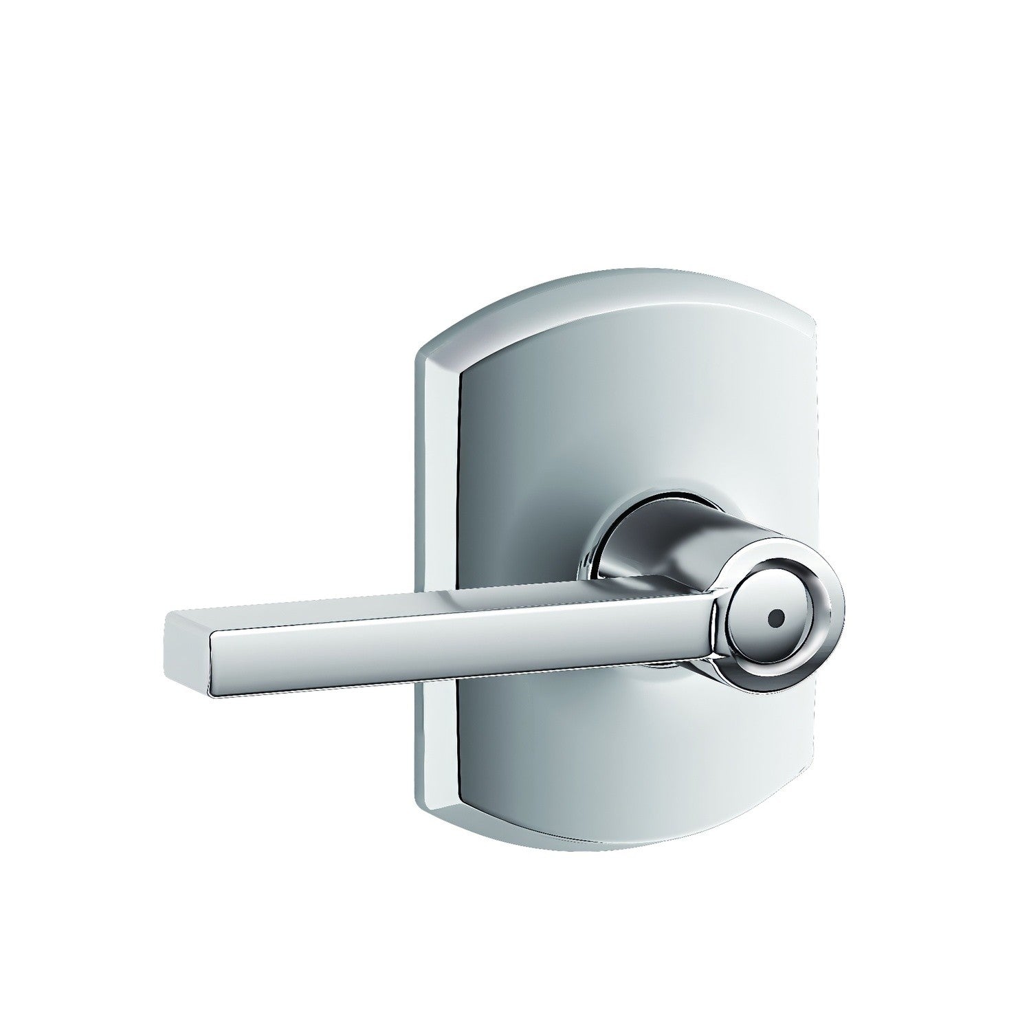 Schlage F40LAT-GRW Latitude with Greenwich Rose Privacy Door Lever