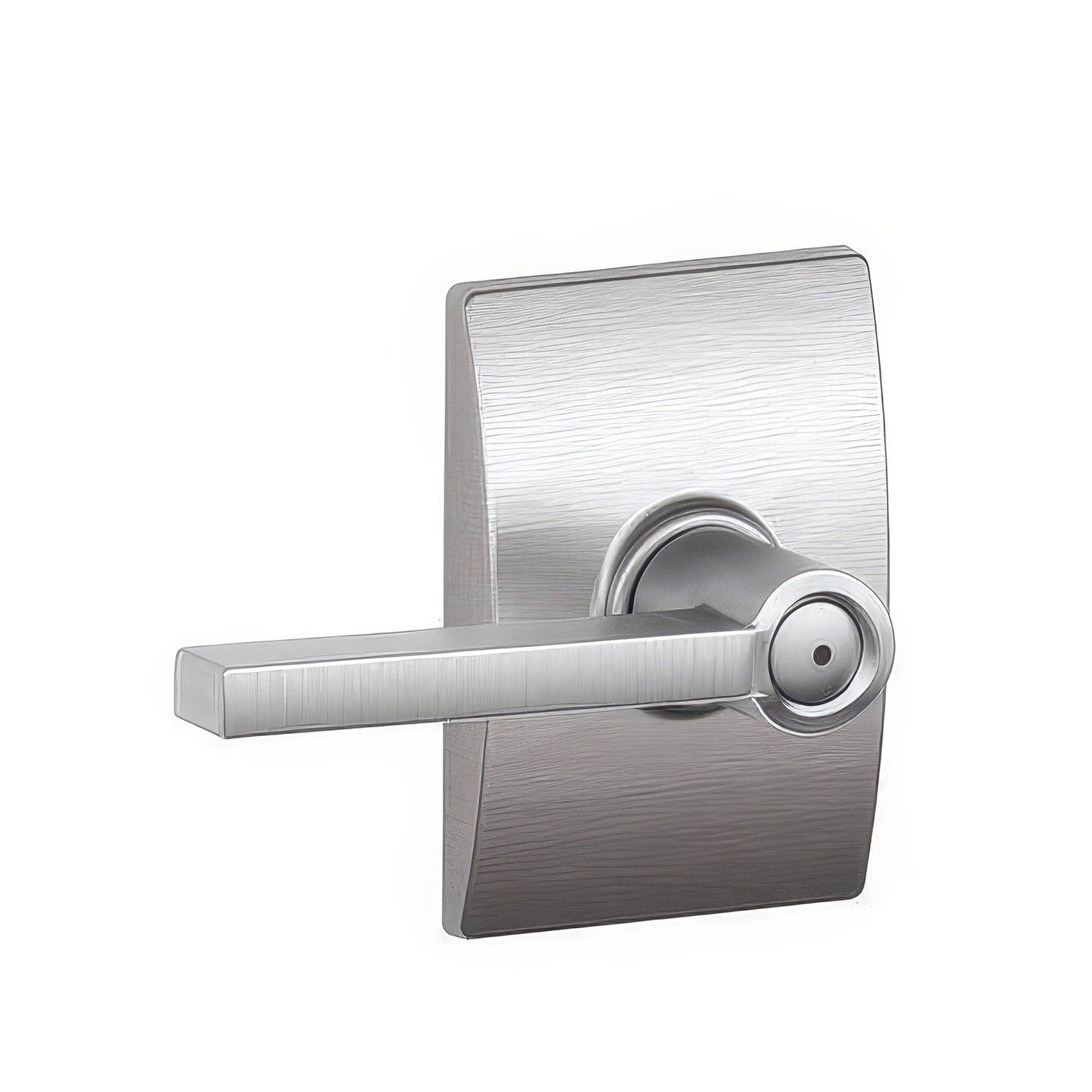 Schlage F40-LAT-CEN F-Series Latitude Privacy Door Lever