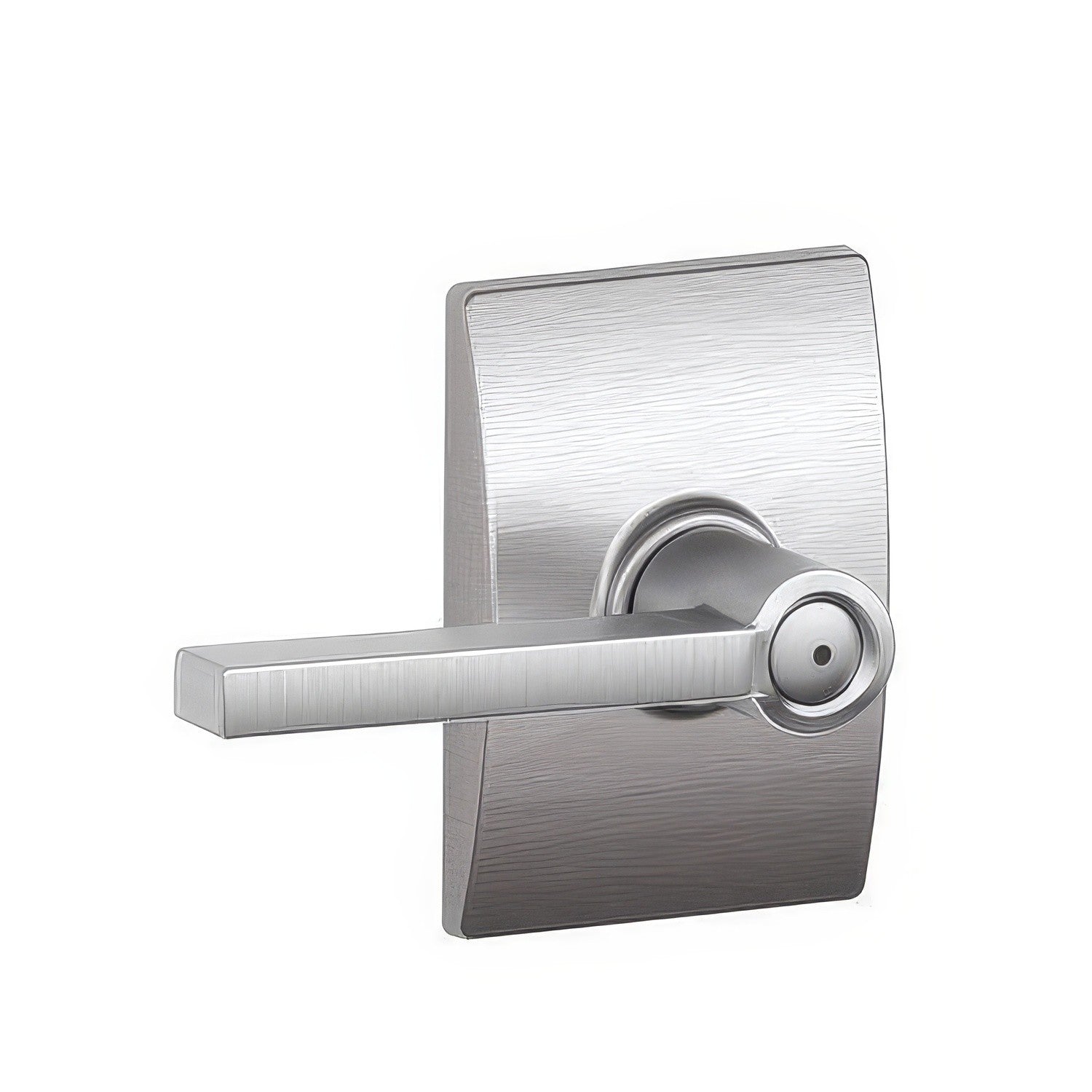 Schlage F40-LAT-CEN F-Series Latitude Privacy Door Lever