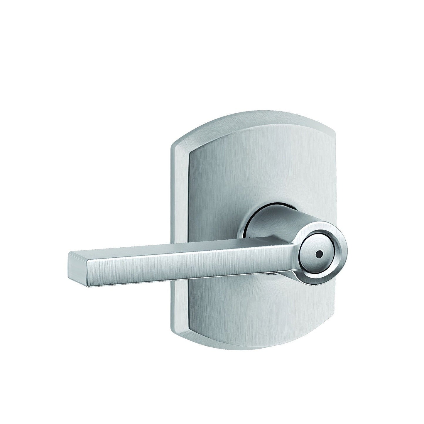 Schlage F40LAT-GRW Latitude with Greenwich Rose Privacy Door Lever