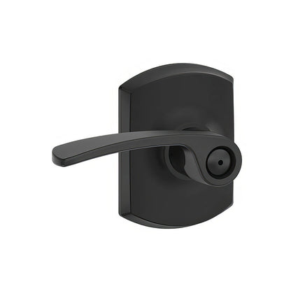 Schlage F40MER-GRW Merano with Greenwich Rose Privacy Door Lever