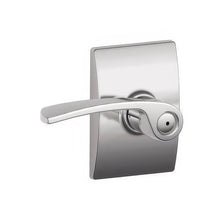Schlage F40-MER-CEN F-Series Merano Privacy Door Lever