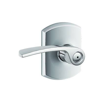 Schlage F40MER-GRW Merano with Greenwich Rose Privacy Door Lever