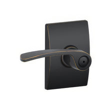 Schlage F40-MER-CEN F-Series Merano Privacy Door Lever