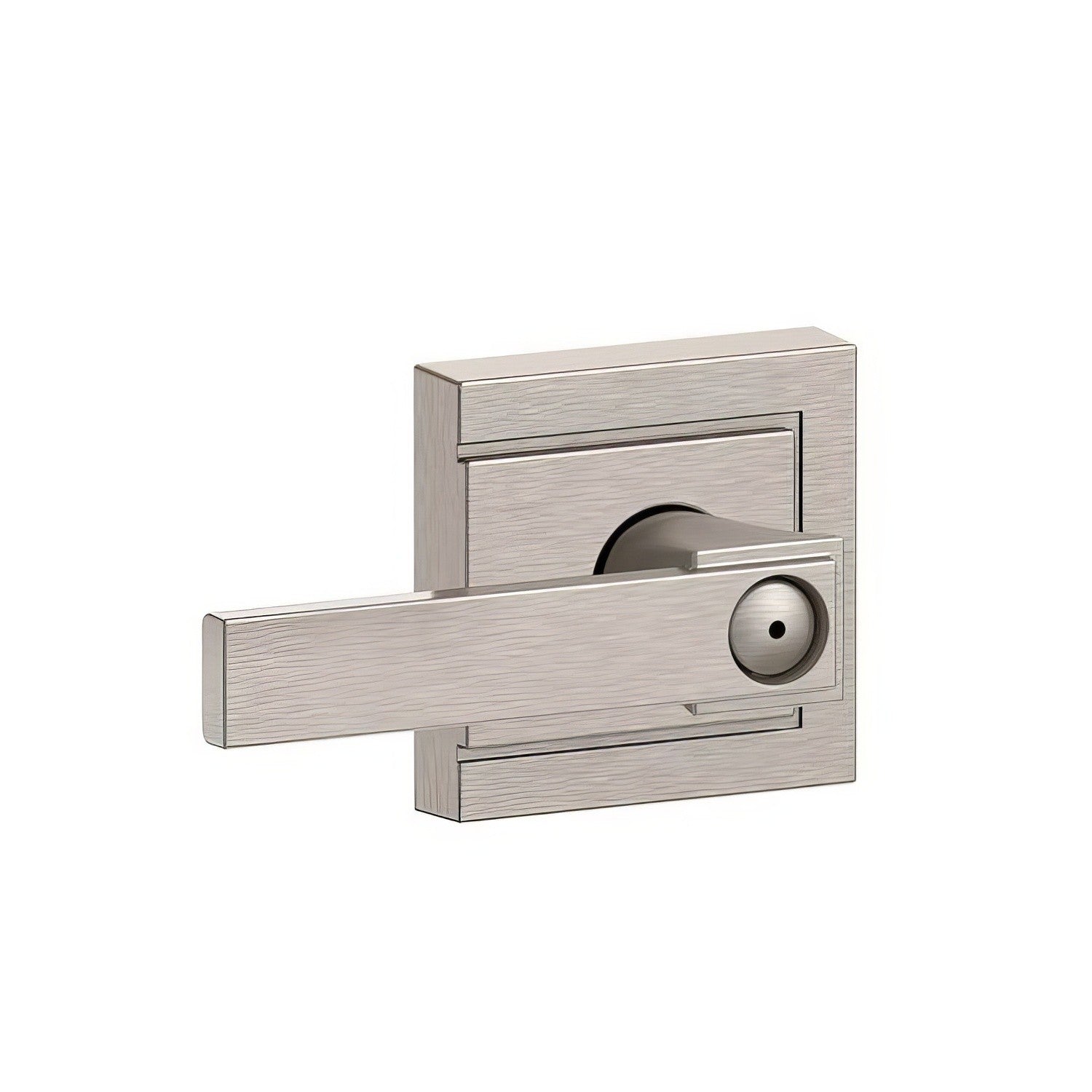 Schlage F40NBK619ULD Northbrook with Upland Rose Privacy Door Lever Satin Nickel