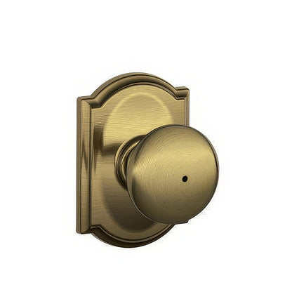 Schlage F40-PLY-CAM F-Series Plymouth Privacy Door Knob.
