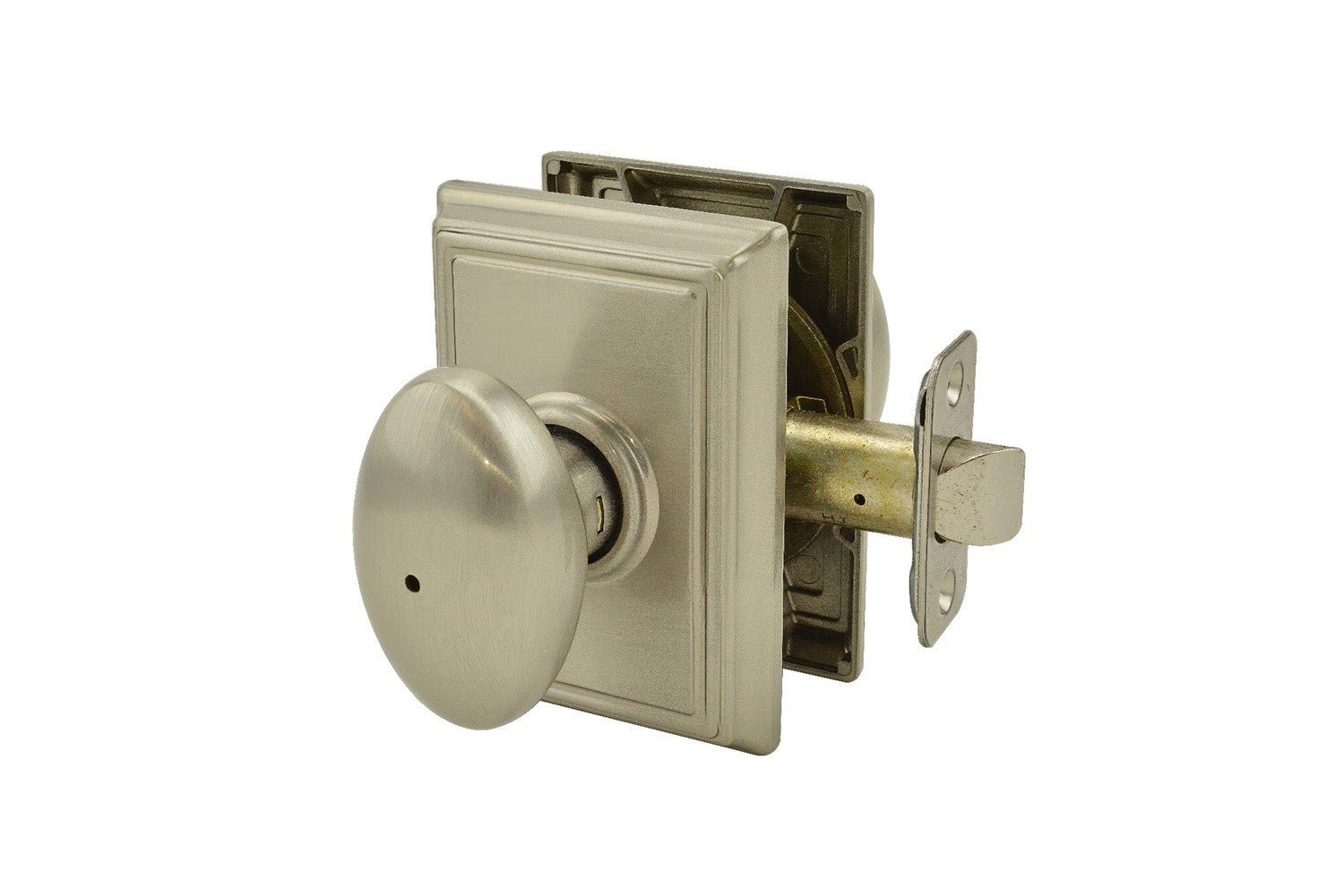 Schlage F40SIE-ADD Siena with Addison Rose Privacy Door Knob