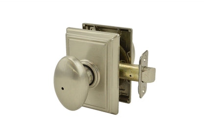 Schlage F40SIE-ADD Siena with Addison Rose Privacy Door Knob